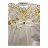 Guess Abito Tinta Unita Giromanica per Neonata A4RK23KBL00 BIANCO GUESS 