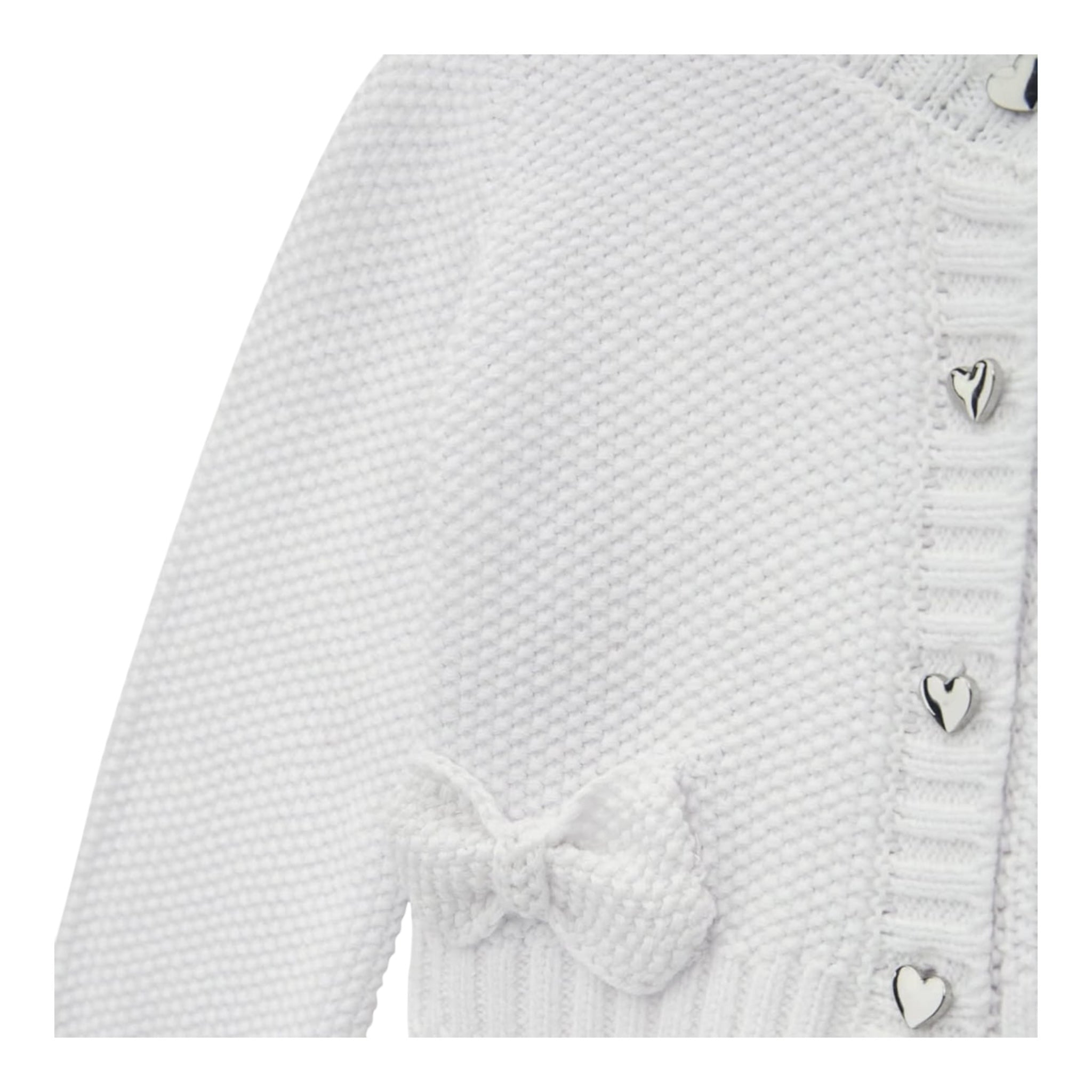 Guess Cardigan Tinta Unita  per Neonata A4RR00Z3CK0 BIANCO GUESS 