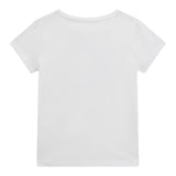 Guess T-Shirt Girocollo Tinta Unita con Stampa per Neonata A5GI02K6YW4XX BIANCO GUESS 