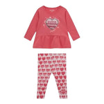 Guess Completo 2 Pezzi Shirt-Leggins per Neonata A5RG05K6YW4 ROSA GUESS 