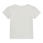Guess T-Shirt Girocollo Tinta Unita con Logo per Neonata A5RI03K6YW4 BIANCO GUESS 