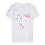 Guess T-Shirt Girocollo Tinta Unita con Logo per Neonata A5RI03K6YW4XX BIANCO GUESS 
