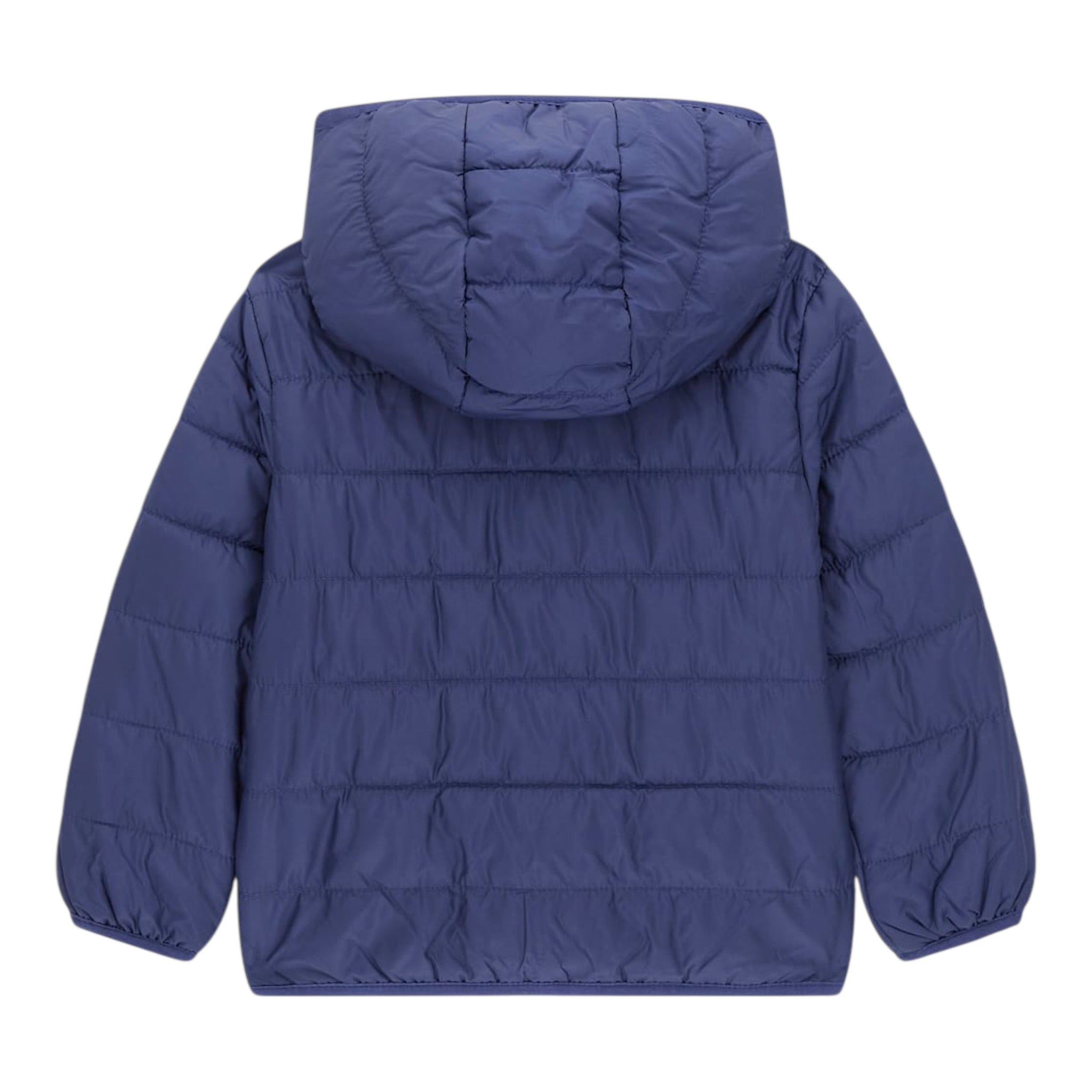 Guess Giubbino Tinta Unita con Cappuccio per Bambino H4BT03WCFM0J BLU GUESS 