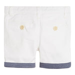 Guess Bermuda Tinta Unita con Girovita Regolabile per Neonato I1RD04WD3T0 BIANCO/BLU GUESS 