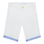 Guess Bermuda Tinta Unita con Elastico In Vita per Neonato I2RD00WEHD0X BIANCO GUESS 
