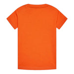 Guess T-Shirt Gircollo Tinta Unita con Stampa per Neonato I3RI03K8HM0 ARANCIONE GUESS 