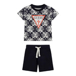 Guess Completo 2 Pezzi T-Shirt-Bermuda  per Neonato I5GG01K8HM4 BLU GUESS 