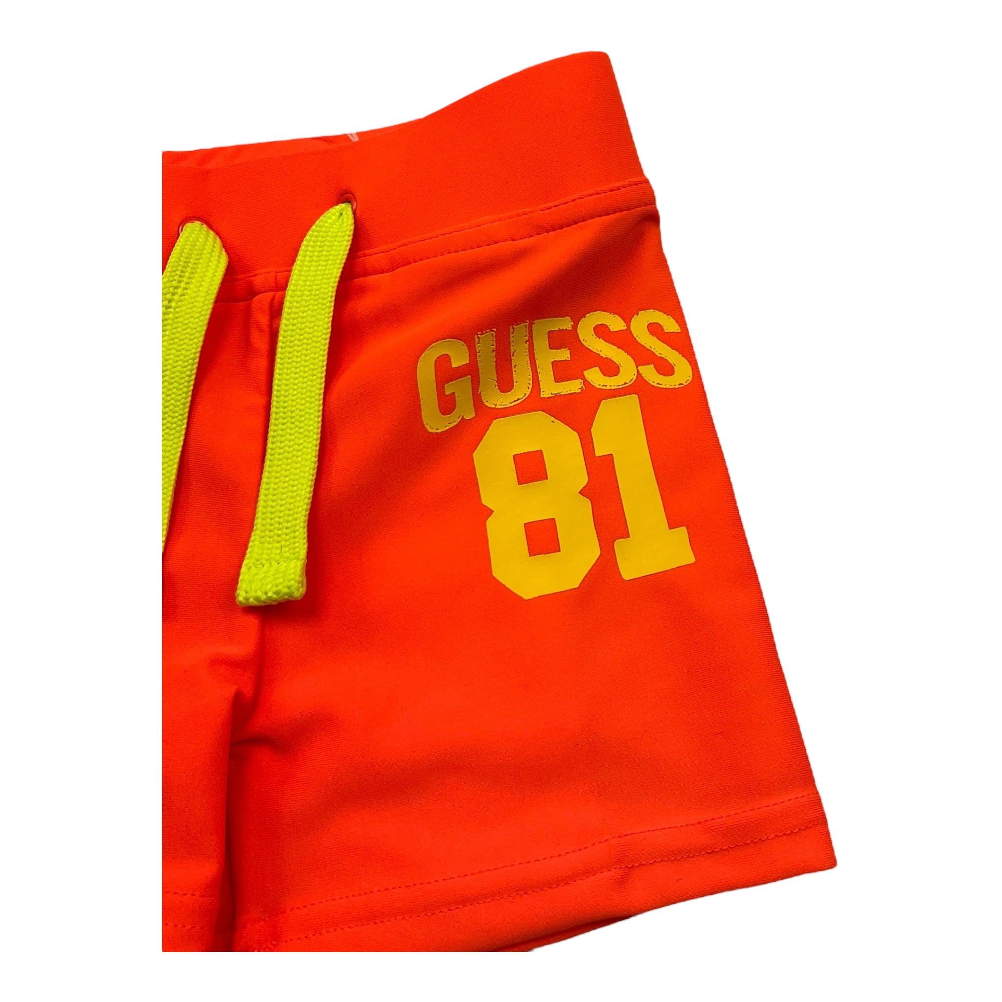 Guess Costume Tinta Unita con Stampa per Neonato I5GZ03MC052 ARANCIONE GUESS 