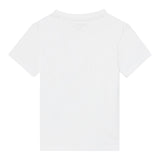 Guess T-Shirt Gircollo Tinta Unita con Stampa per Neonato I5RI03I3Z14X BIANCO GUESS 