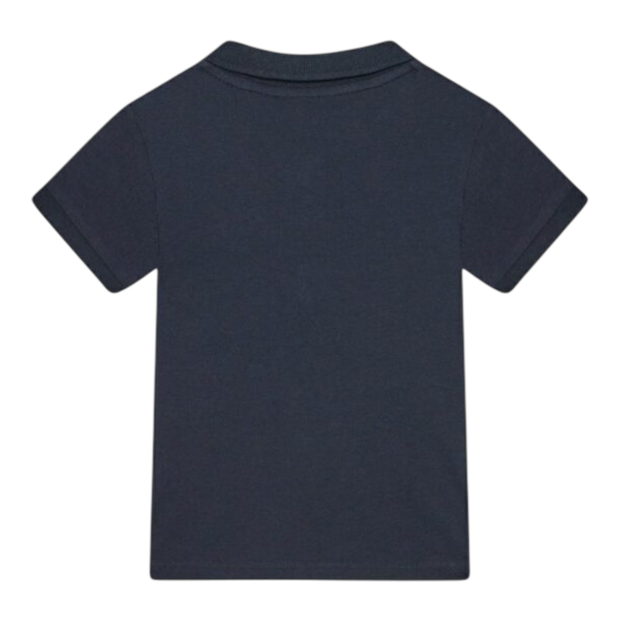 Guess Polo Mezza Manica Tinta Unita con Logo per Neonato I82P02K5DS0 BLU GUESS 