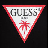 Guess Abito Giromanica Tinta Unita con Stampa per Bambina J4GK35JA914 NERO GUESS 