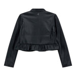 Guess Chiodo In Similpelle Tinta Unita per Bambina J4RL08WE8D0 NERO GUESS 