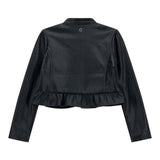 Guess Chiodo In Similpelle Tinta Unita per Bambina J4RL08WE8D0 NERO GUESS 