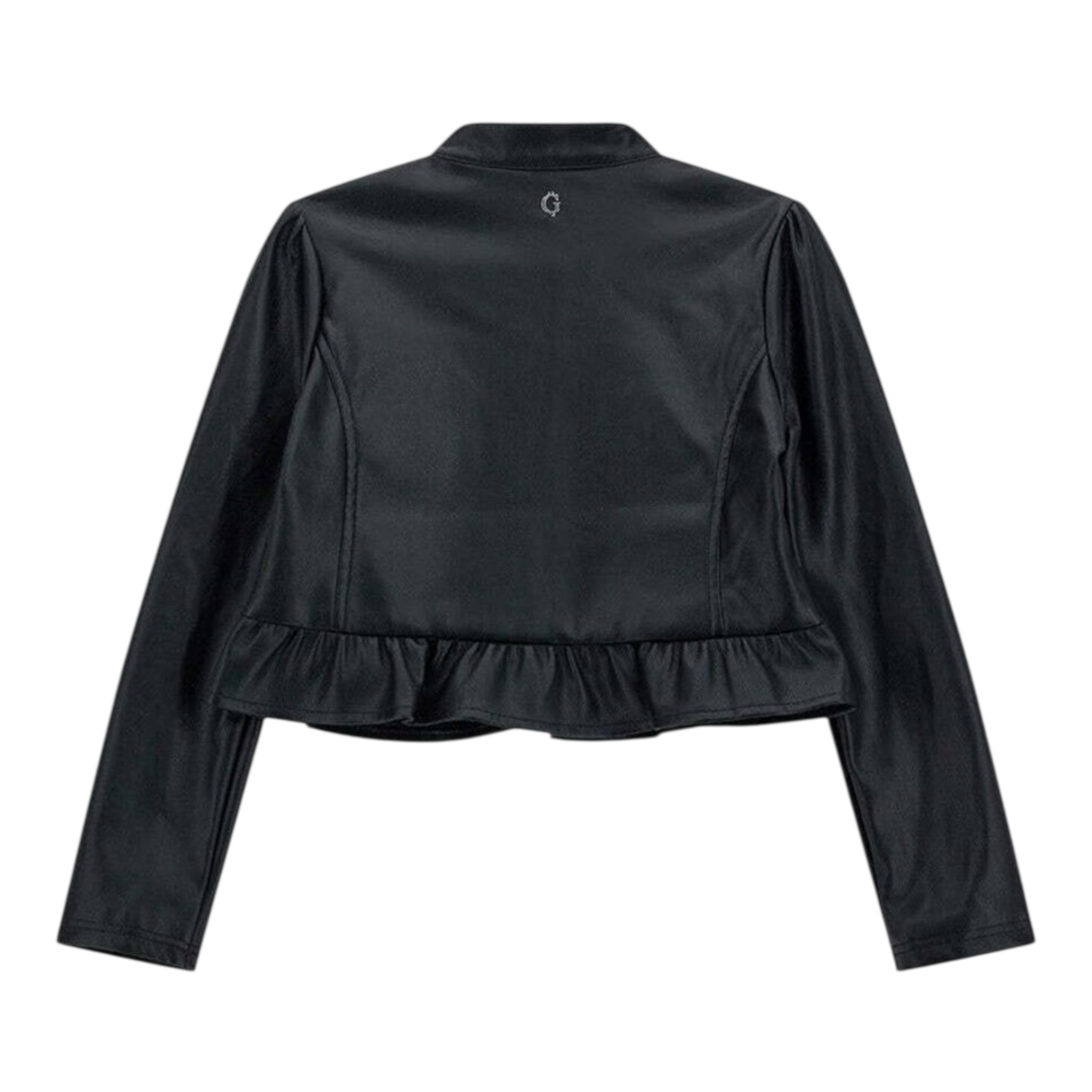 Guess Chiodo In Similpelle Tinta Unita per Bambina J4RL08WE8D0 NERO GUESS 