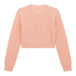 Guess Cardigan Tinta Unita Traforato per Bambina J4RR03Z3CD0 ROSA GUESS 
