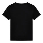 Guess T-Shirt Girocollo Tinta Unita con Paillettes per Bambina J5RI19KAPO0 NERO GUESS 