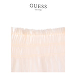 Guess Abito Mezza Manica Tinta Unita con Gonna Tulle per Bambina J5RK18K6YW0 BIANCO/ROSA GUESS 