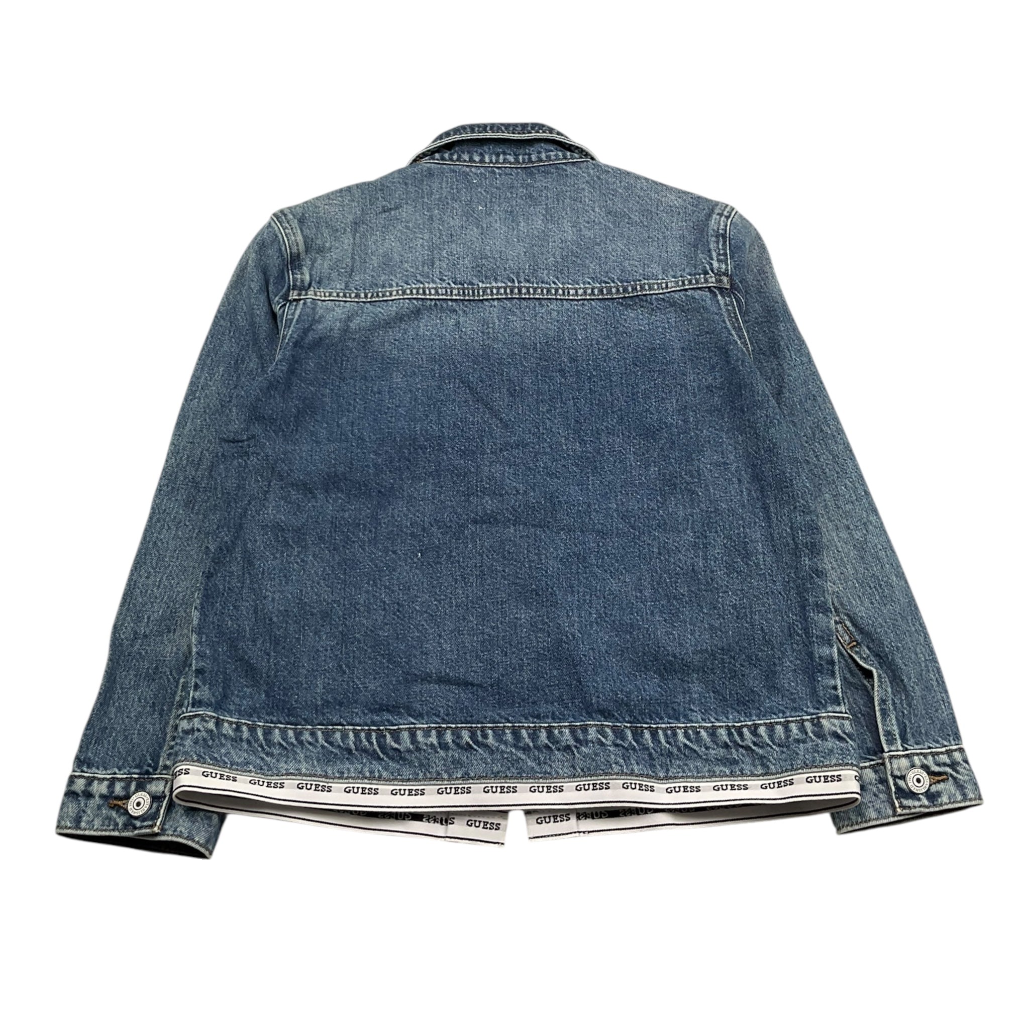 Guess Giubbino In Denim Tinta Unita per Bambino J5RL04D45 BLU GUESS 