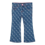 Guess Jeans Tinta Unita con Stampa per Neonata K3BA03D4CA0 BLU GUESS 