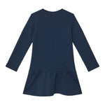 Guess Abito Manica Lunga Tinta Unita con Stampa per Bambina K3YK13KA6W4 BLU GUESS 