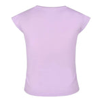 Guess T-Shirt Girocollo Tinta Unita con Stampa per Neonata K4GI11K6YW4 LILLA GUESS 