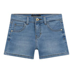 Guess Shorts Tinta Unita In Denim per Neonato K4RD09D4CA0 AZZURRO GUESS 