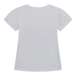 Guess T-Shirt Girocollo Tinta Unita con Stampa per Bambina K5GI01K6YW4 BIANCO GUESS 