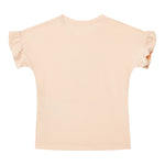 Guess T-Shirt Gircollo Tinta Unita con Stampa per Neonata K5GI02K6YW4X ROSA GUESS 