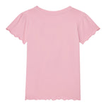 Guess T-Shirt Girocollo Tinta Unita con Logo per Bambina K5GI15K6YW4 ROSA GUESS 