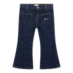 Guess Jeans Tinta Unita con Girovita Regolabile per Bambina K5RA03D4MS0 BLU GUESS 