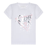 Guess T-Shirt Girocollo Tinta Unita con Logo per Neonata K5RI00K6YW4NXXX BIANCO GUESS 