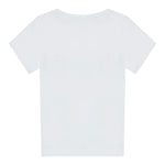 Guess T-Shirt Tinta Unita con Stampa per Bambina K5RI00K6YW BIANCO GUESS 