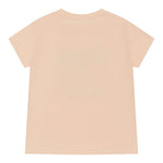Guess T-Shirt Girocollo Tinta Unita con Stampa per Bambina K5RI06K6YW4J ROSA GUESS 
