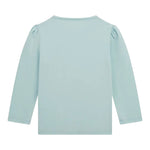 Guess Shirt Girocollo Tinta Unita con Stampa per Neonata K5RI08K6YW4X AZZURRO GUESS 