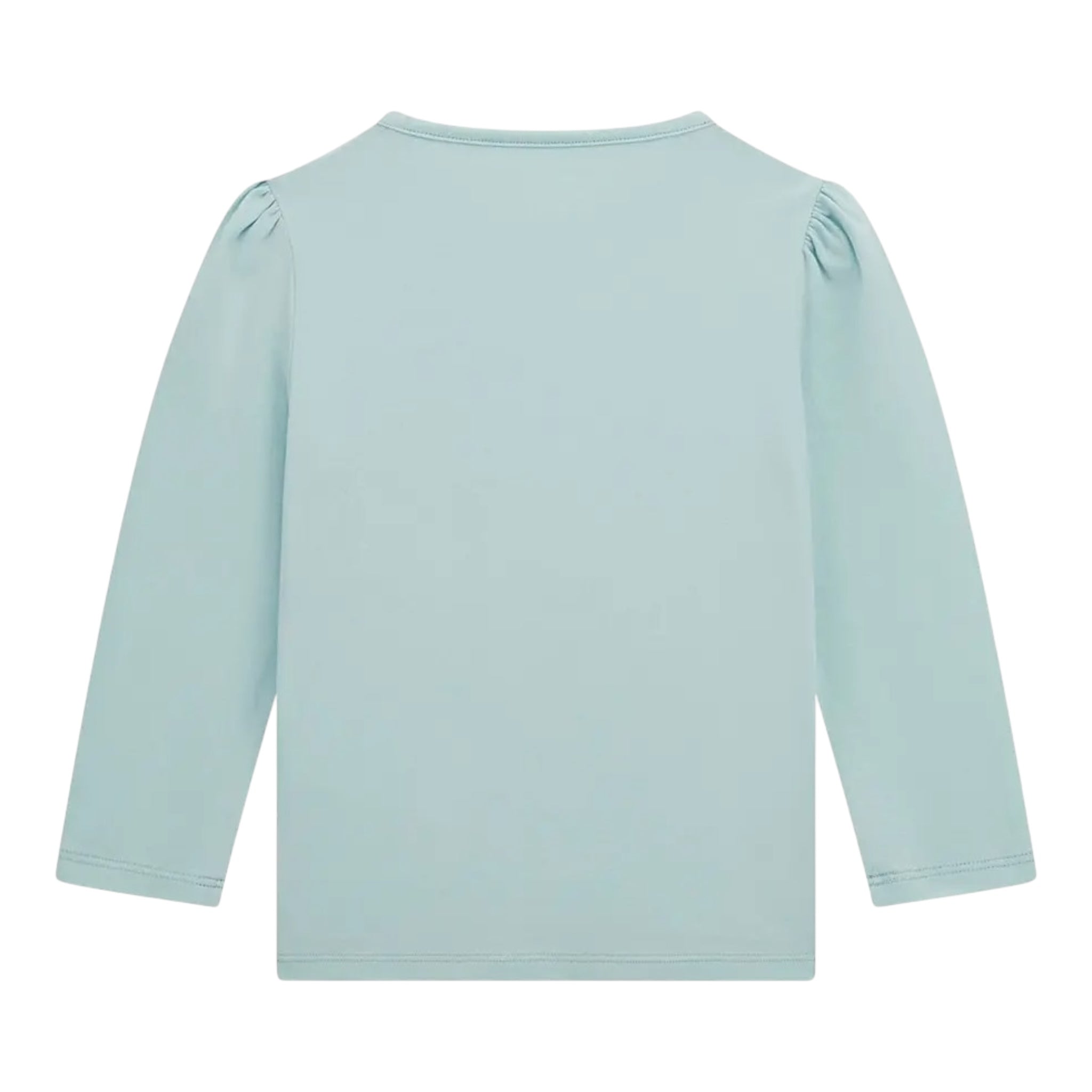 Guess Shirt Girocollo Tinta Unita con Stampa per Neonata K5RI08K6YW4X AZZURRO GUESS 