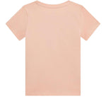 Guess T-Shirt Tinta Unita con Stampa E Paillettes per Neonata K5RI16K6YW4XN ROSA GUESS 