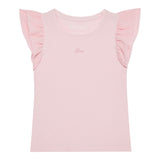 Guess T-Shirt Tinta Unita con Tulle per Bambina K5RI22K6YW4 ROSA GUESS 