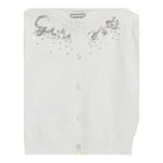 Guess Cardigan Tinta Unita con Paillettes per Bambina K5RR03Z3820X BIANCO GUESS 