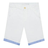 Guess Bermuda Tinta Unita con Tasche per Bambino L2RD02WEHD0 BIANCO GUESS 