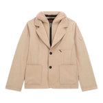 Guess Giacca Tinta Unita con Cappuccio per Bambino L4RL03WFK BEIGE GUESS 