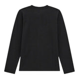 Guess Shirt Girocollo Tinta Unita con Logo per Bambino L5RI03K8HM4 NERO GUESS 
