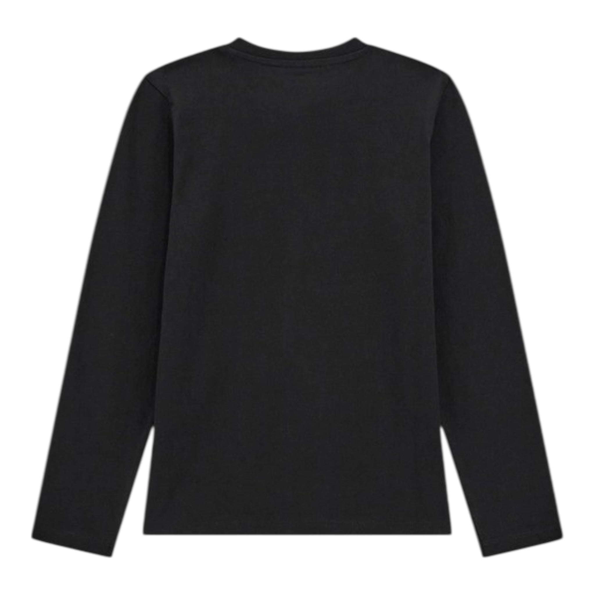 Guess Shirt Girocollo Tinta Unita con Logo per Bambino L5RI03K8HM4 NERO GUESS 