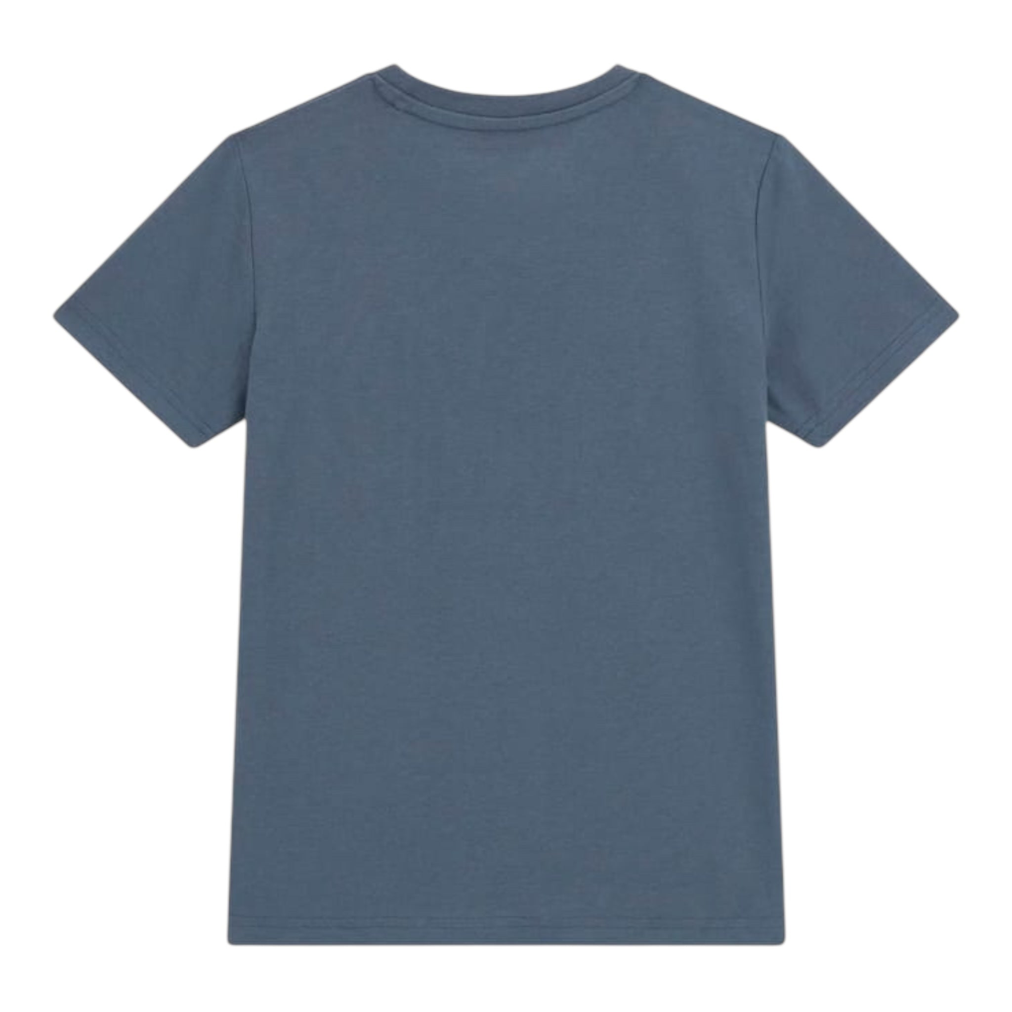 Guess T-Shirt Girocollo Tinta Unita con Stampa per Bambino L5RI12K8HM4 BLU GUESS 