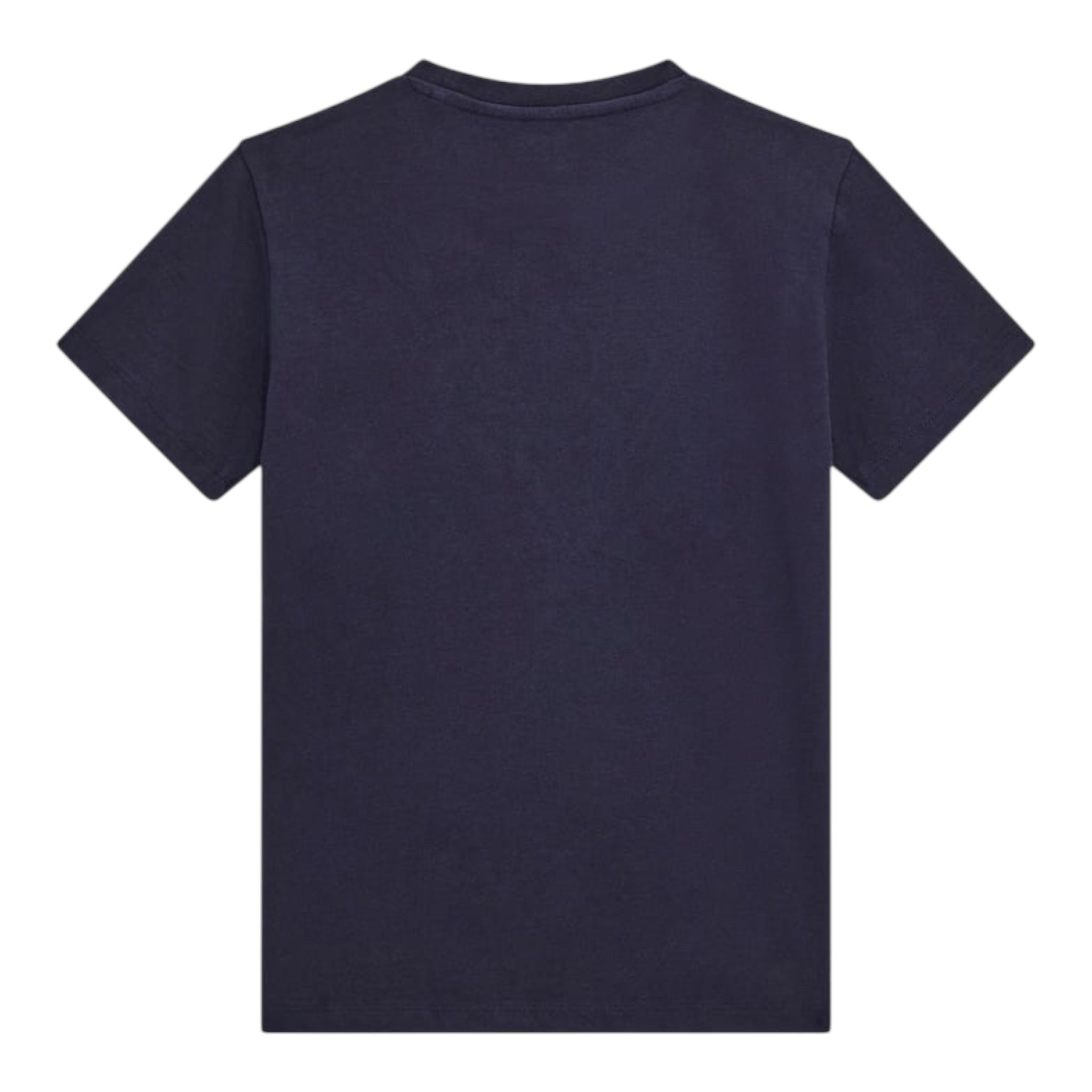 Guess T-Shirt Girocollo Tinta Unita con Stampa per Bambino L5RI14K8HM4 BLU GUESS 