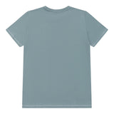 Guess T-Shirt Tinta Unita con Stampa per Bambino L5RI22K8HM4 AZZURRO GUESS 