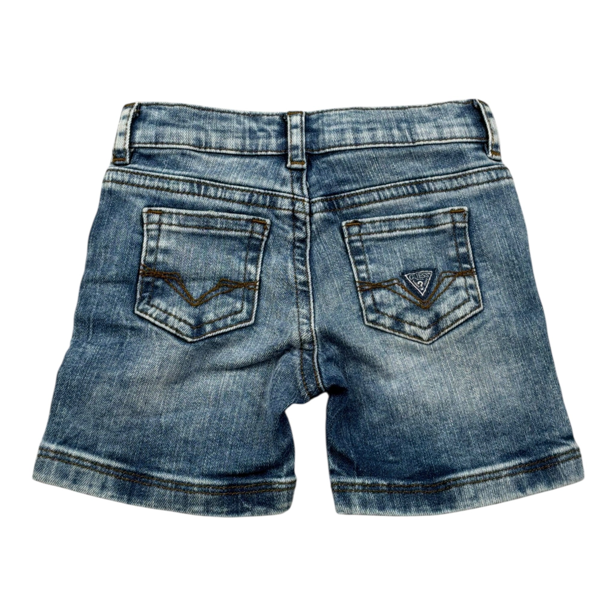 Guess Bermuda In Denim Tinta Unita per Neonato N1RD01D46T0 BLU GUESS 