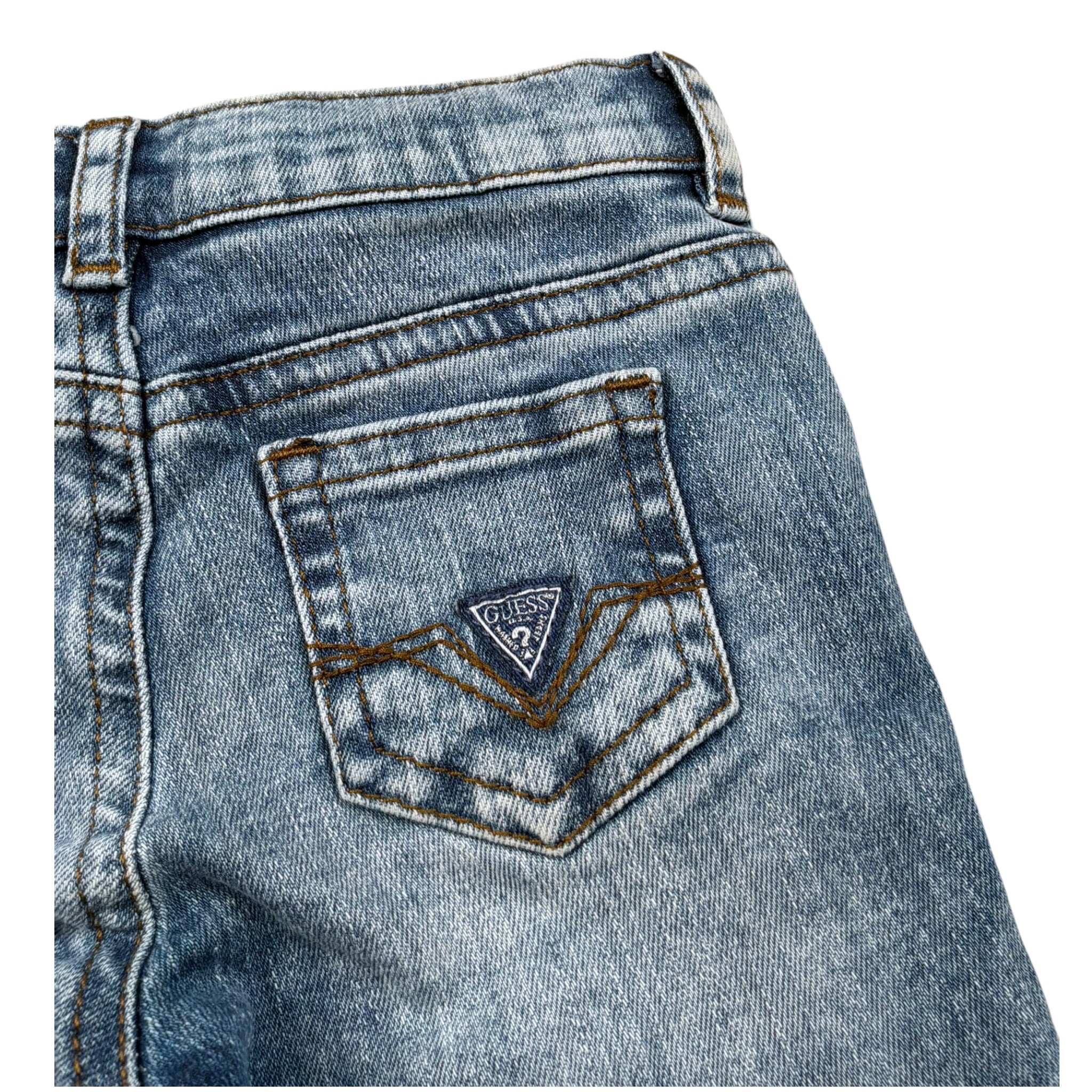 Guess Bermuda In Denim Tinta Unita per Neonato N1RD01D46T0 BLU GUESS 