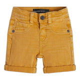 Guess Bermuda Tinta Unita con Girovita Regolabile per Neonato N1RD03WE620N GIALLO GUESS 