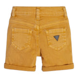 Guess Bermuda Tinta Unita con Girovita Regolabile per Neonato N1RD03WE620N GIALLO GUESS 