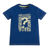 Guess T-Shirt Tinta Unita con Stampa per Neonato N3GI00K8HM0 BLU GUESS 